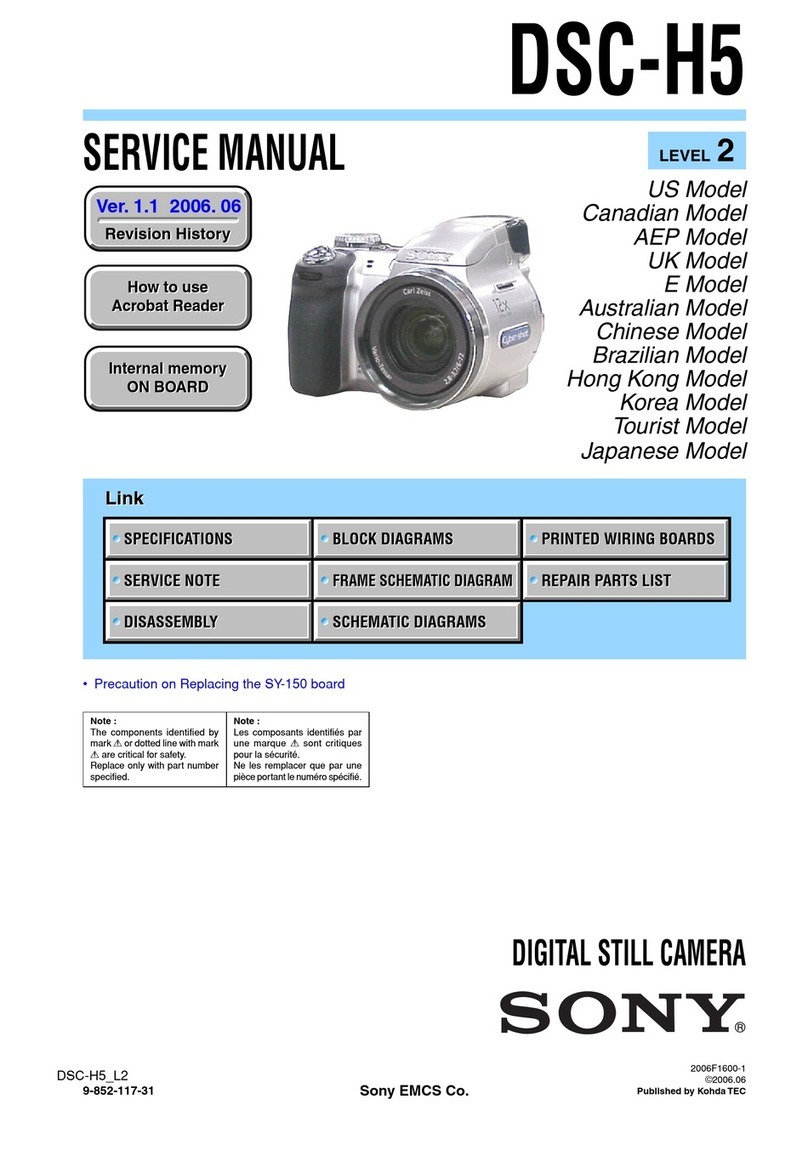Sony Cyber-shot DSC-H5 User manual
