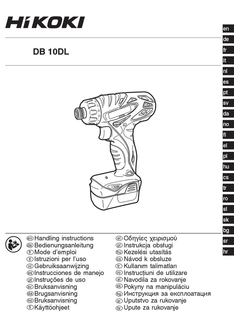 HIKOKI DB 10DL User manual