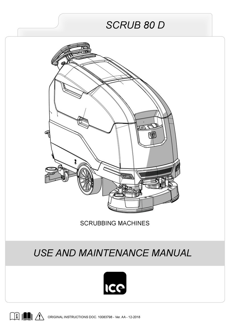 Ice SCRUB 80 D User manual Ice SCRUB 80 D User manual