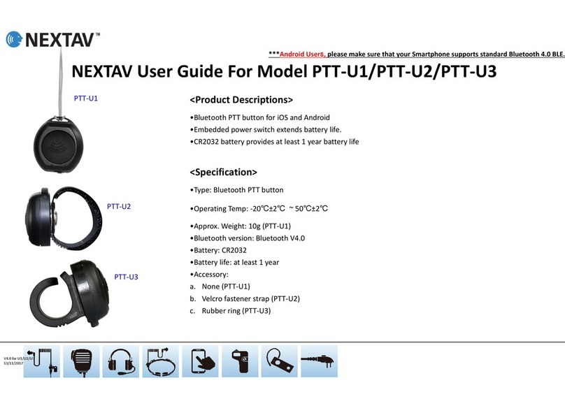 Nextav PTT-U1 User manual