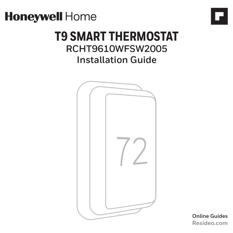 Honeywell Home RCHT9610WFSW2005 User manual