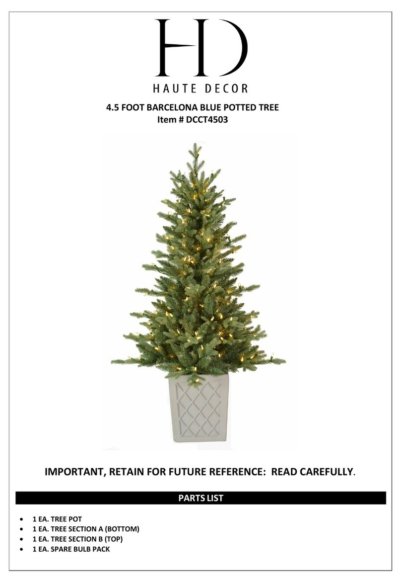 Haute Decor DCCT4503 quick start guide