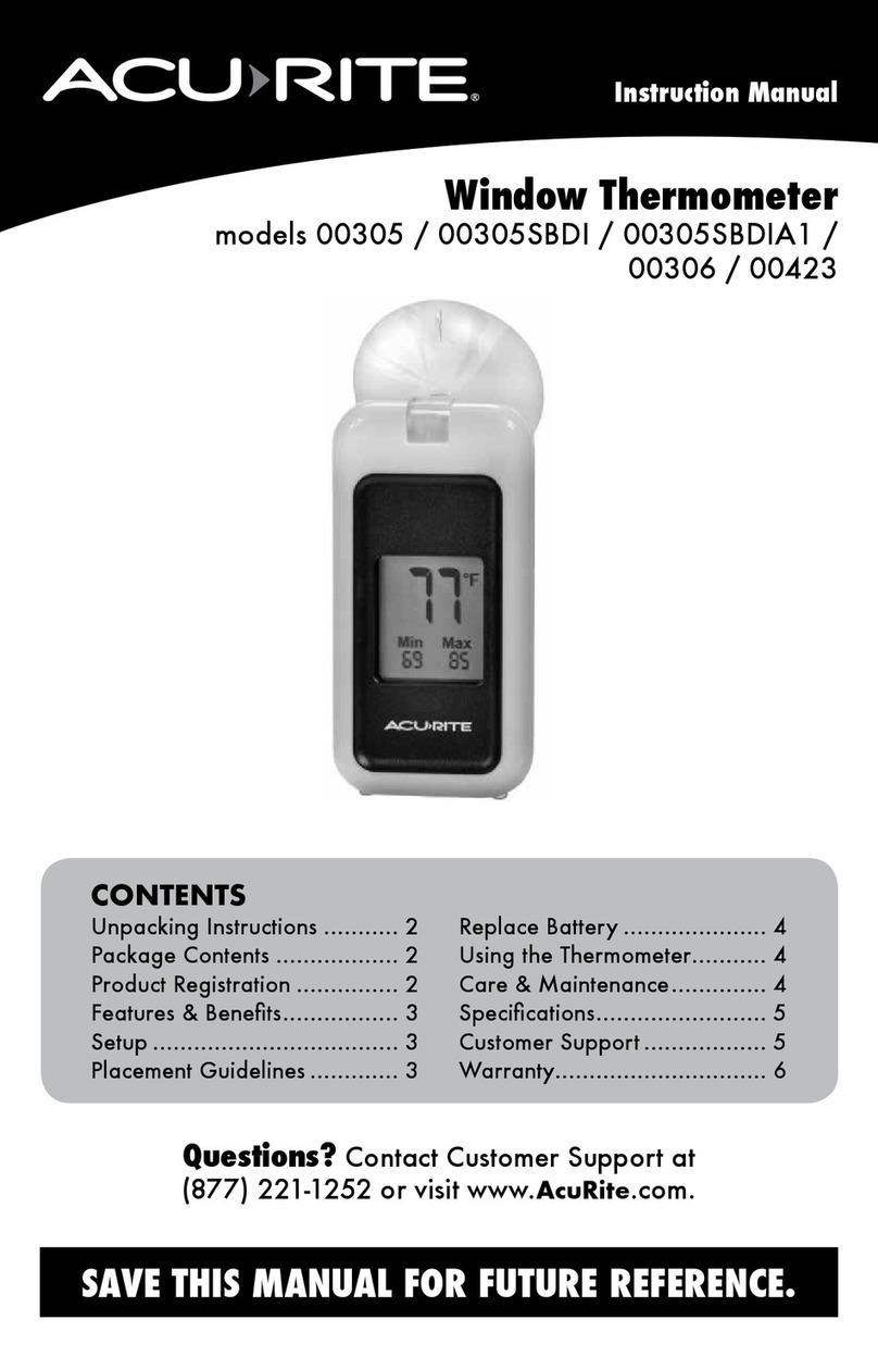 ACU-RITE 00305 instruction manual