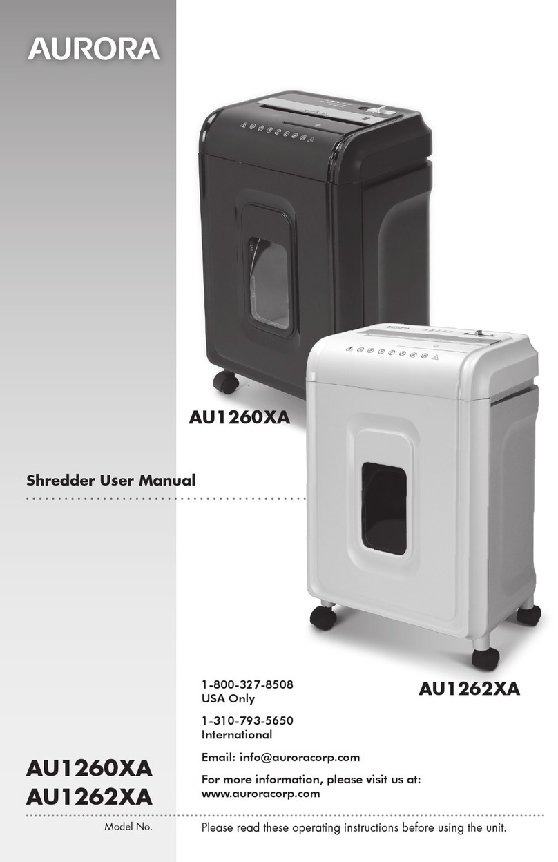 Aurora AU1260XA User manual