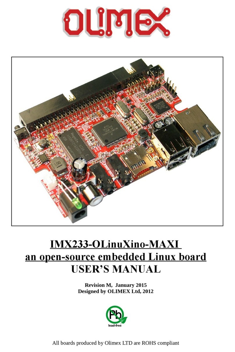 OLIMEX IMX233-OLinuXino-MAXI User manual