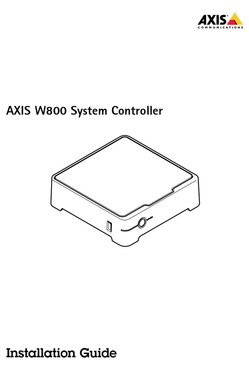 Axis W800 installation guide