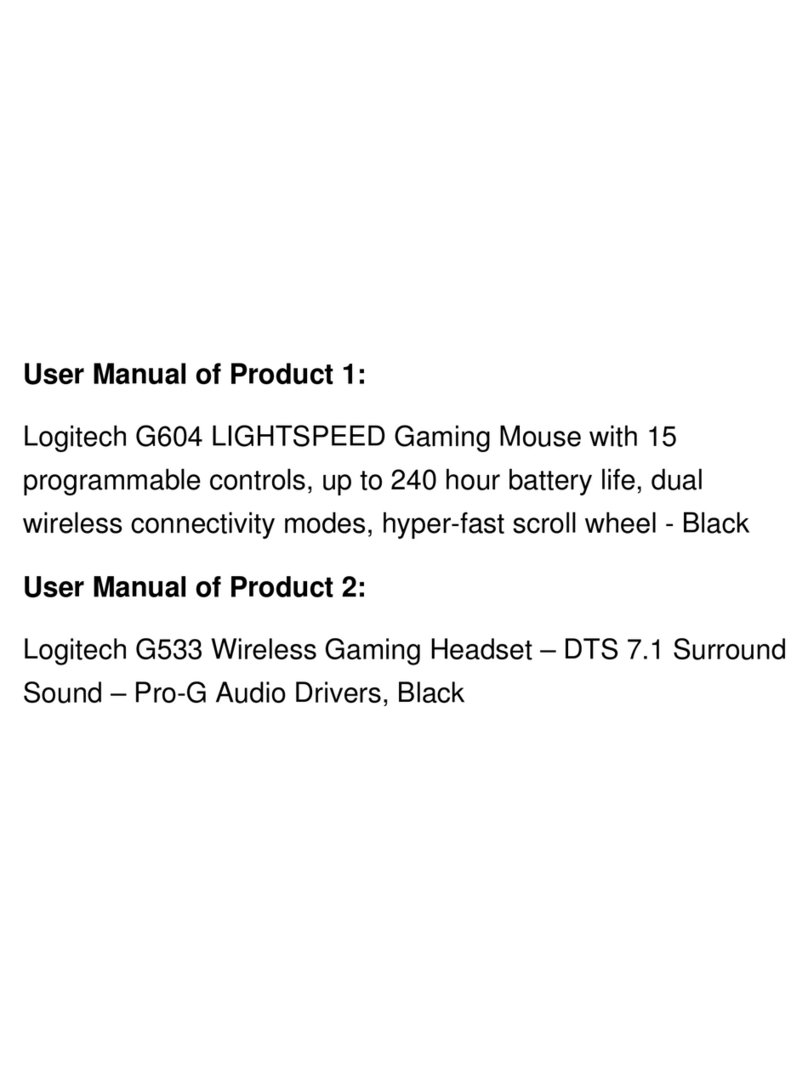 Logitech G533 User manual