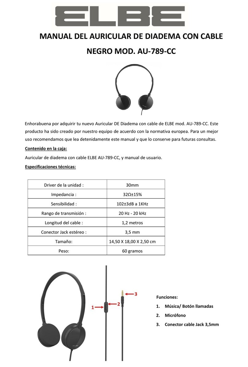 ELBE AU-789-CC manual