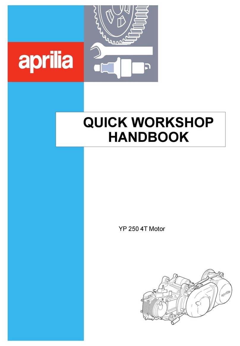 APRILIA YP 250 4T Quick workshop handbook