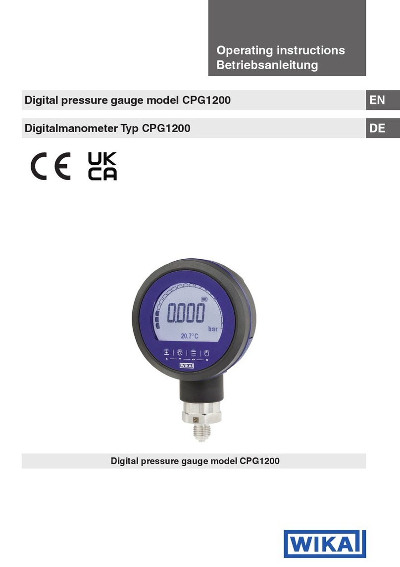 WIKA CPG1200 User manual