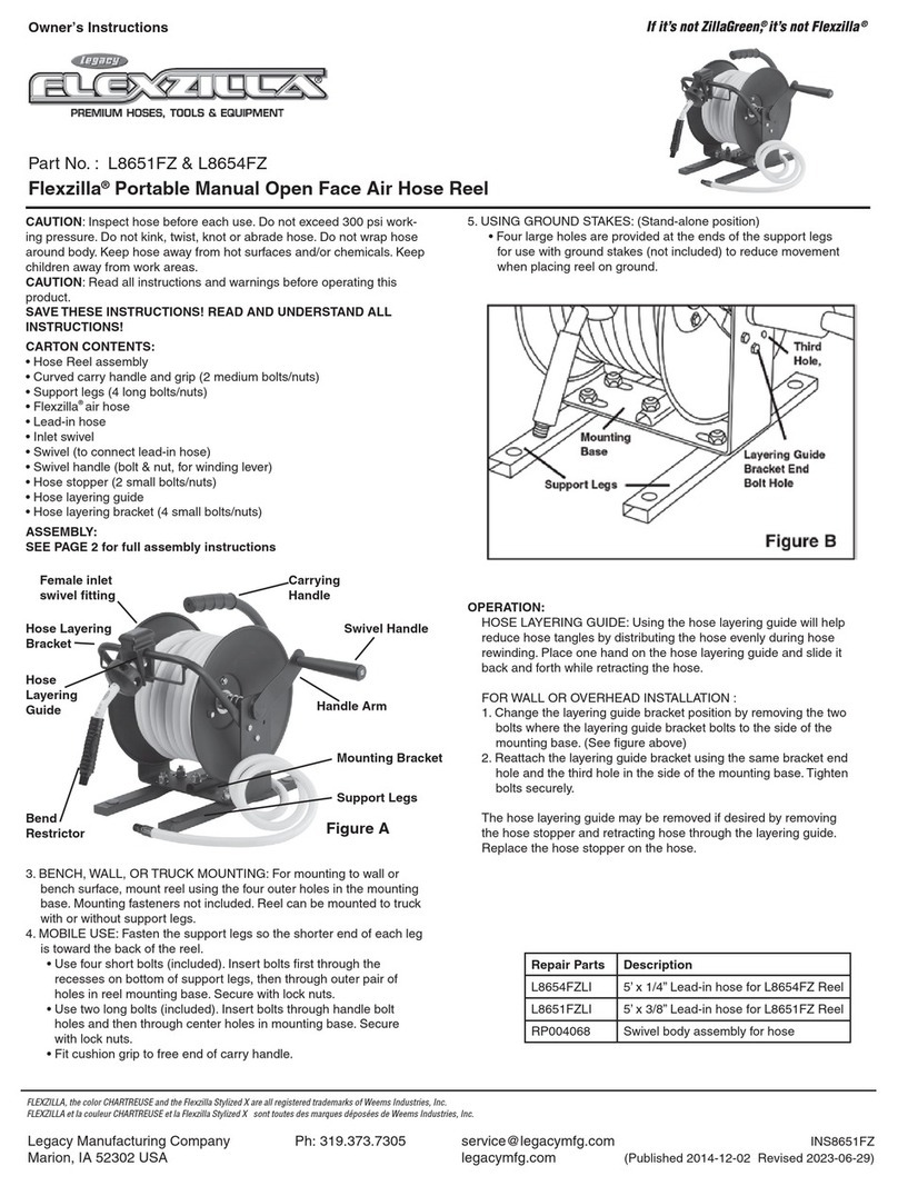 Flexzilla L8651FZ Owner's instructions