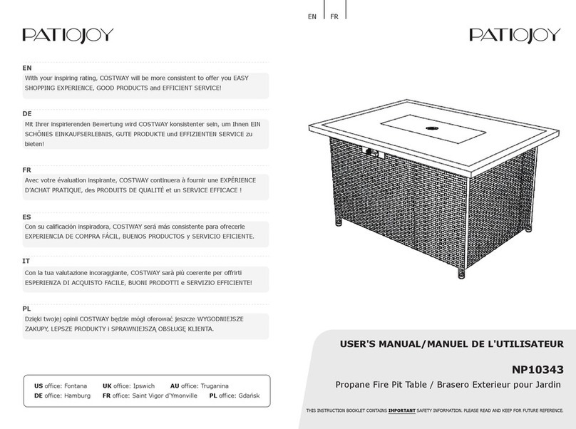 PATIOJOY NP10343 User manual