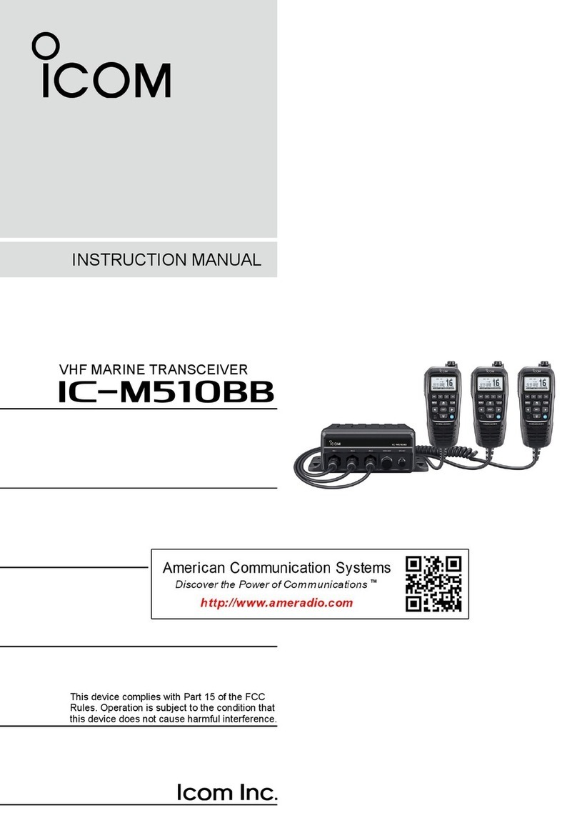 Icom IC-M510BB User manual