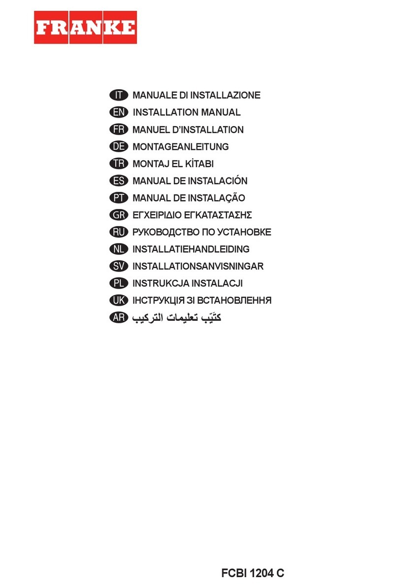 Franke FCBI 1204 C X User manual
