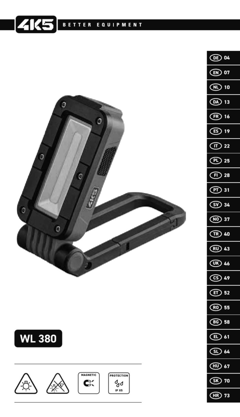 4K5 WL 380 User manual