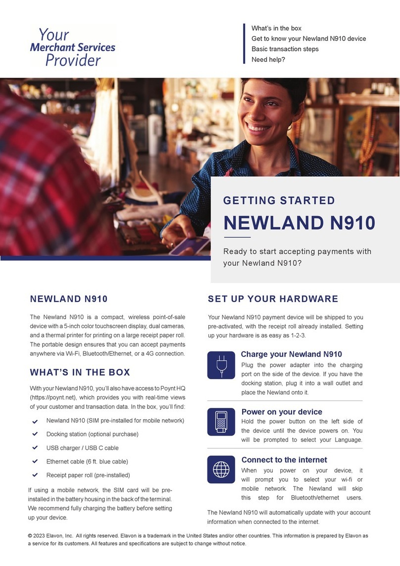 Newland N910 User manual