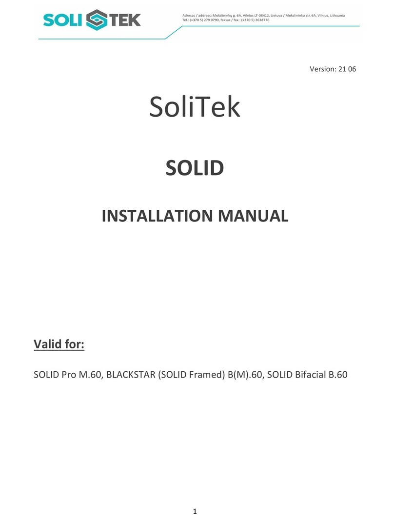 SoliTek SOLID installation manual