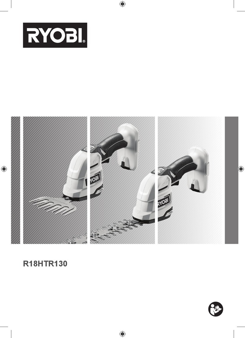 Ryobi R18HTR130 manual