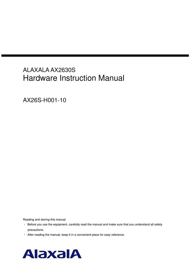 Alaxala AX2630S Hardware instruction manual