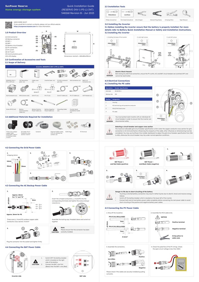 Maxeon SunPower Reserve Quick installation guide
