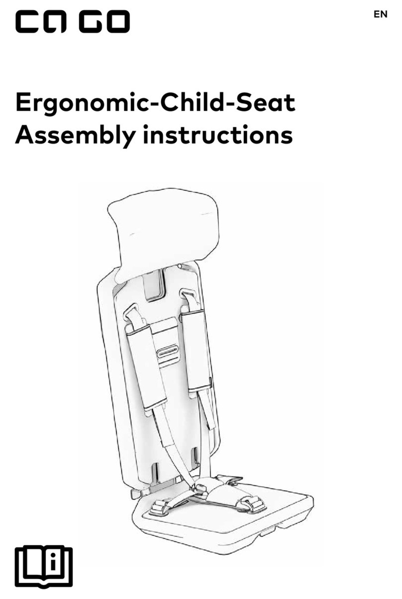 Ca Go Ergonomic-Child-Seat User manual
