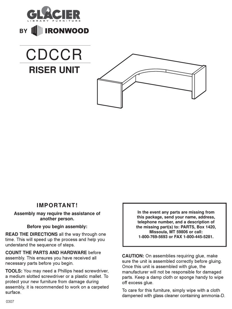 Ironwood GLACIER CDCCR User manual