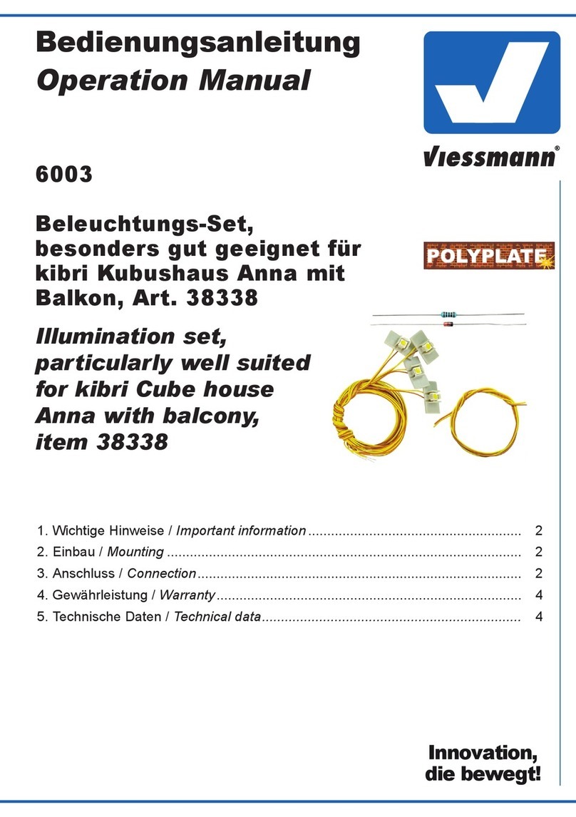 Viessmann 6003 Operation manual