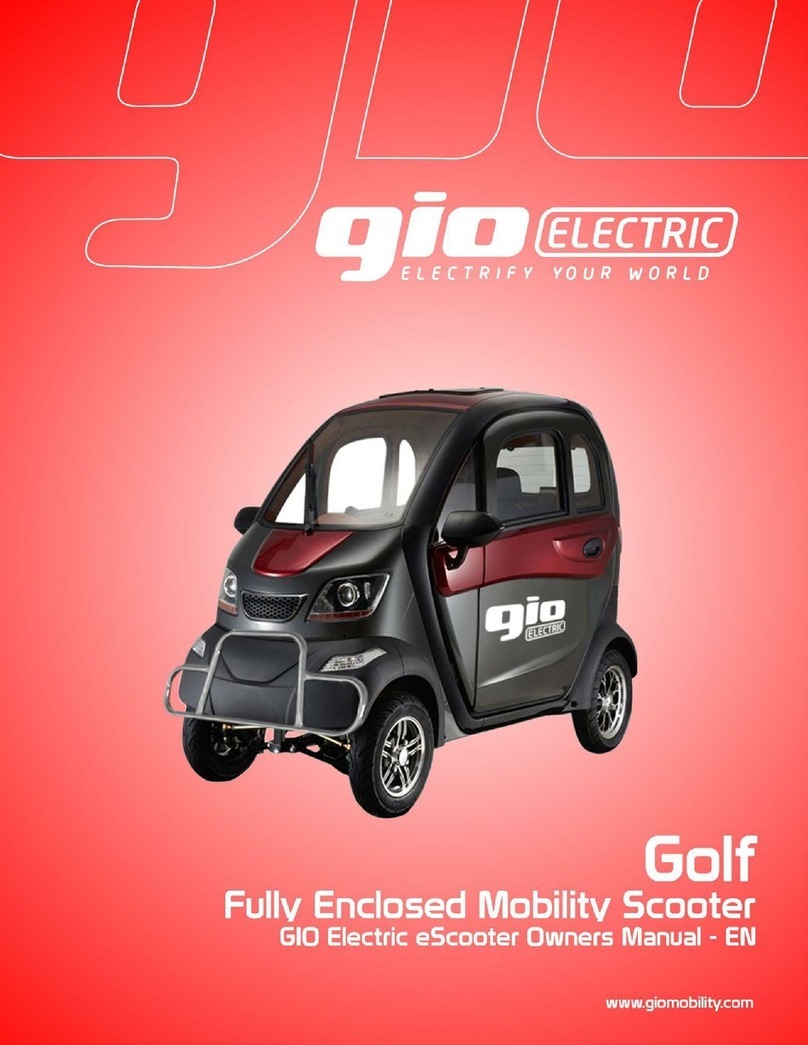 Gio Electric Golf owner's manual