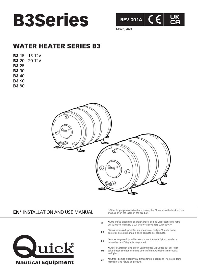 Quick B3 Installation and use manual Quick B3 Installation and use manual