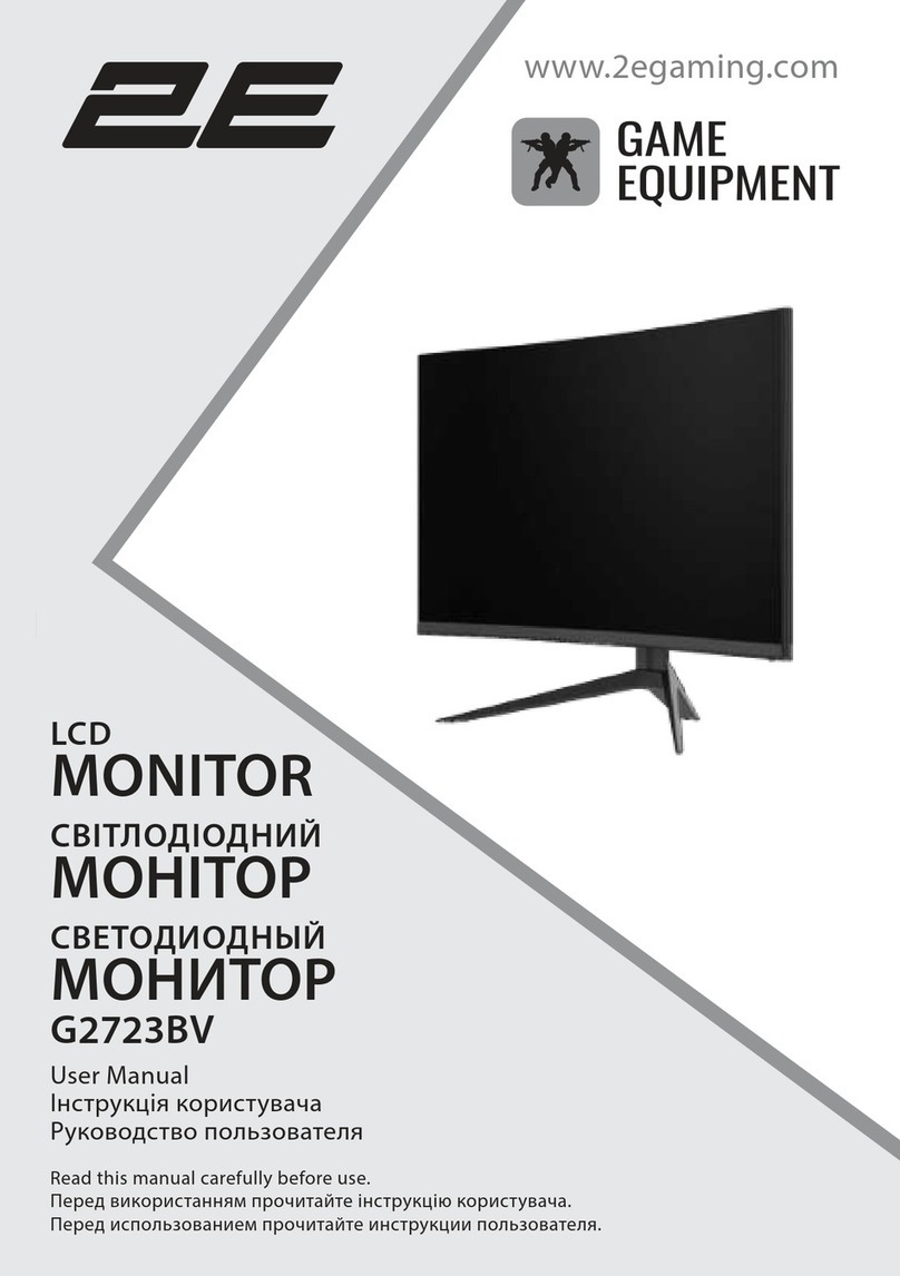 2E GAMING G2723BV User manual