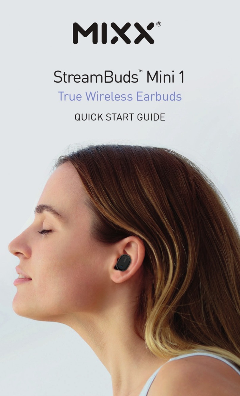 Mixx StreamBuds Mini 1 User manual