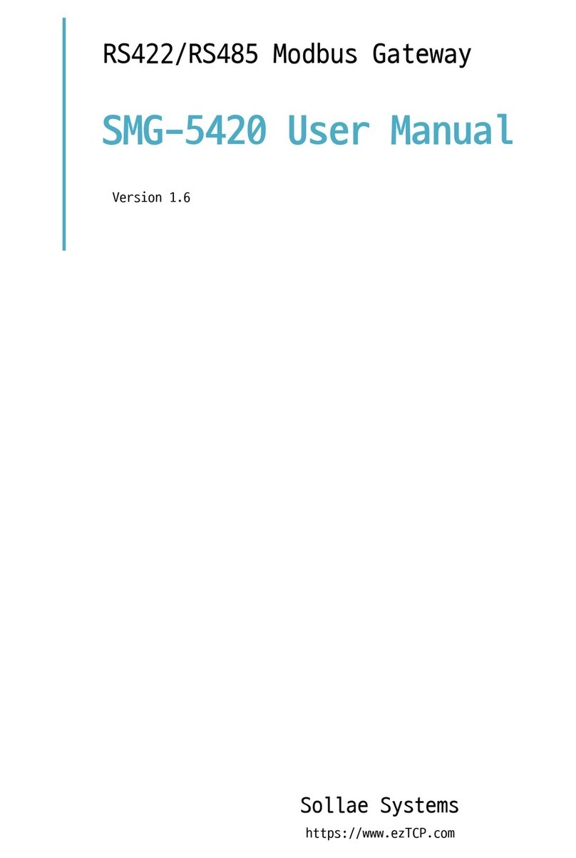 Sollae Systems SMG-5420 user manual