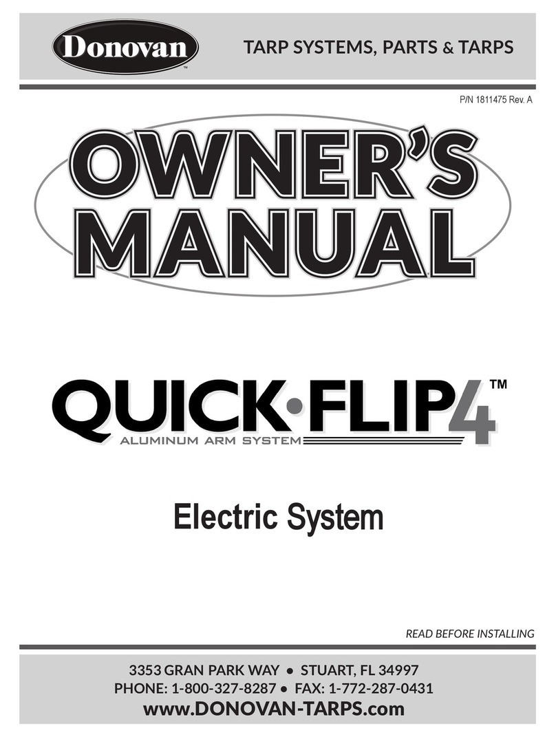 Donovan QUICK-FLIP 4 owner's manual