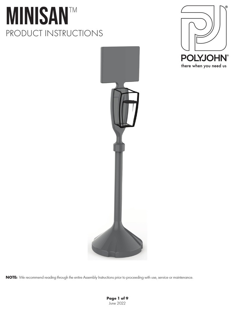PolyJohn MiniSan MSN01-1000 Product instructions PolyJohn MiniSan MSN01-1000 Product instructions