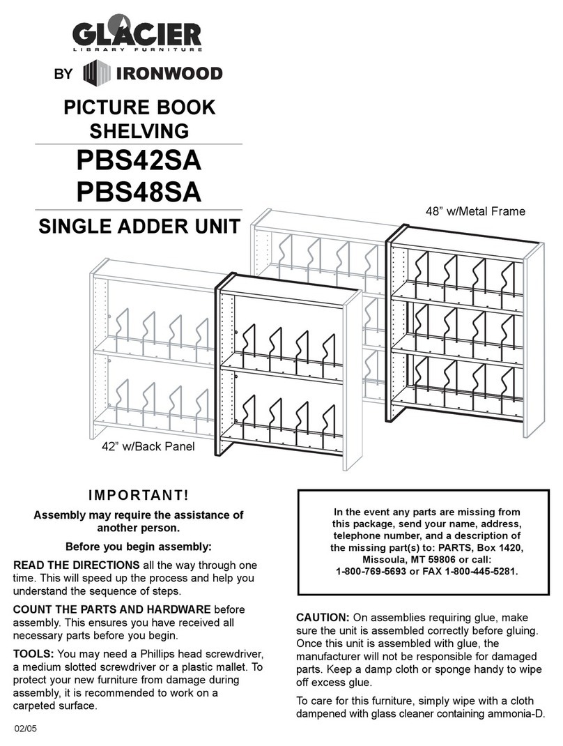 Ironwood GLACIER PBS42SA User manual