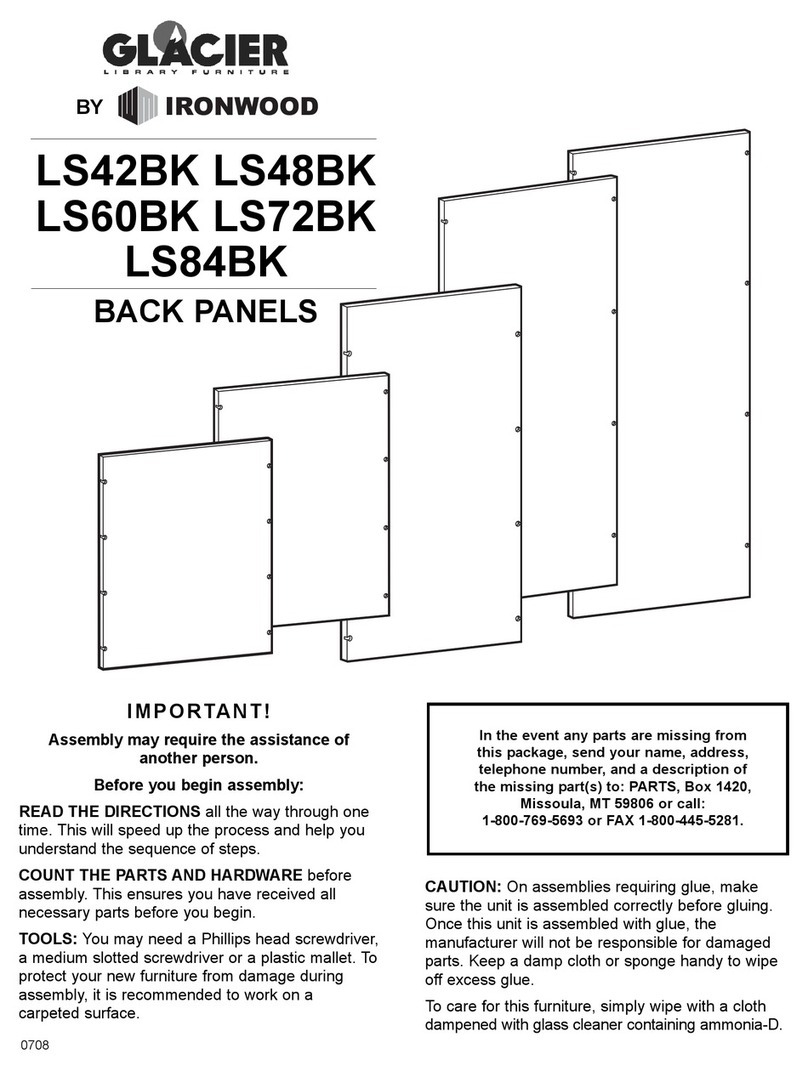 Ironwood GLACIER LS42BK User manual