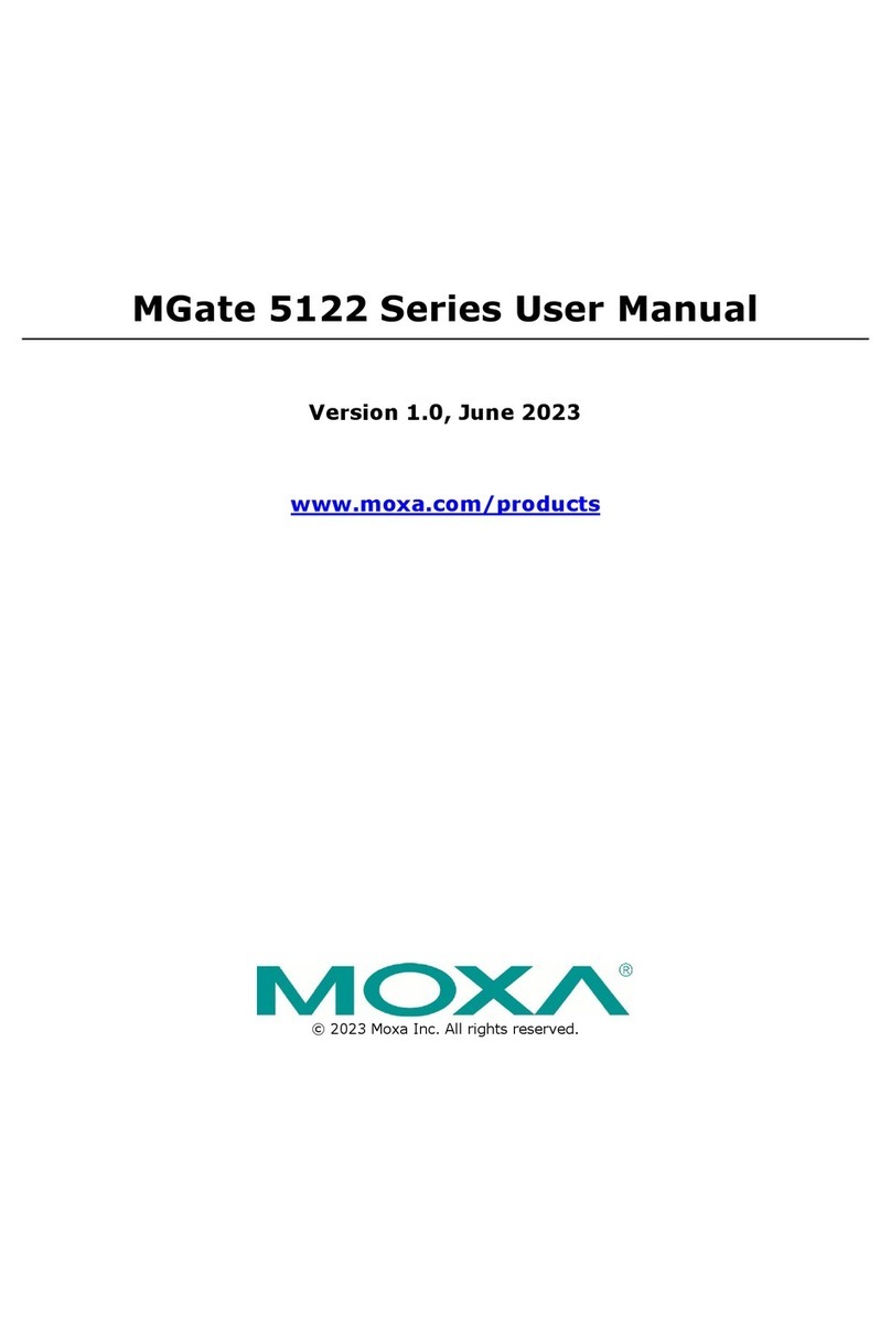 Moxa Technologies MGate 5122 Series User manual