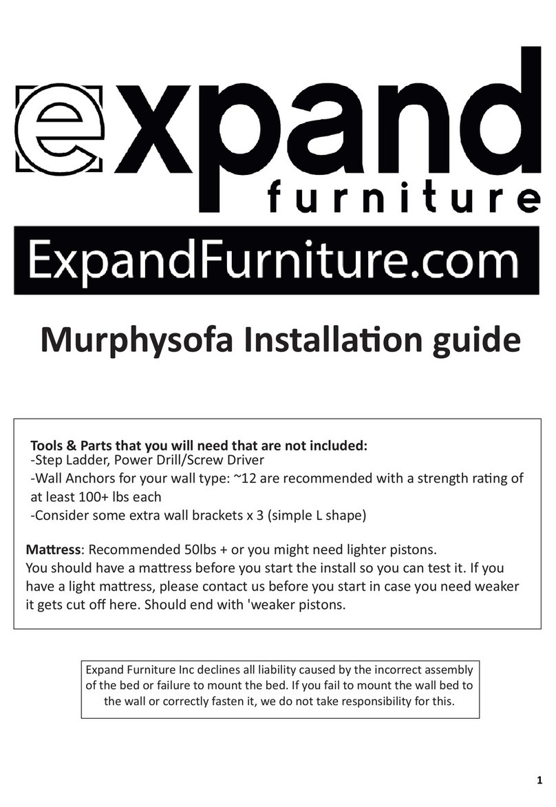 expand furniture Murphysofa installation guide