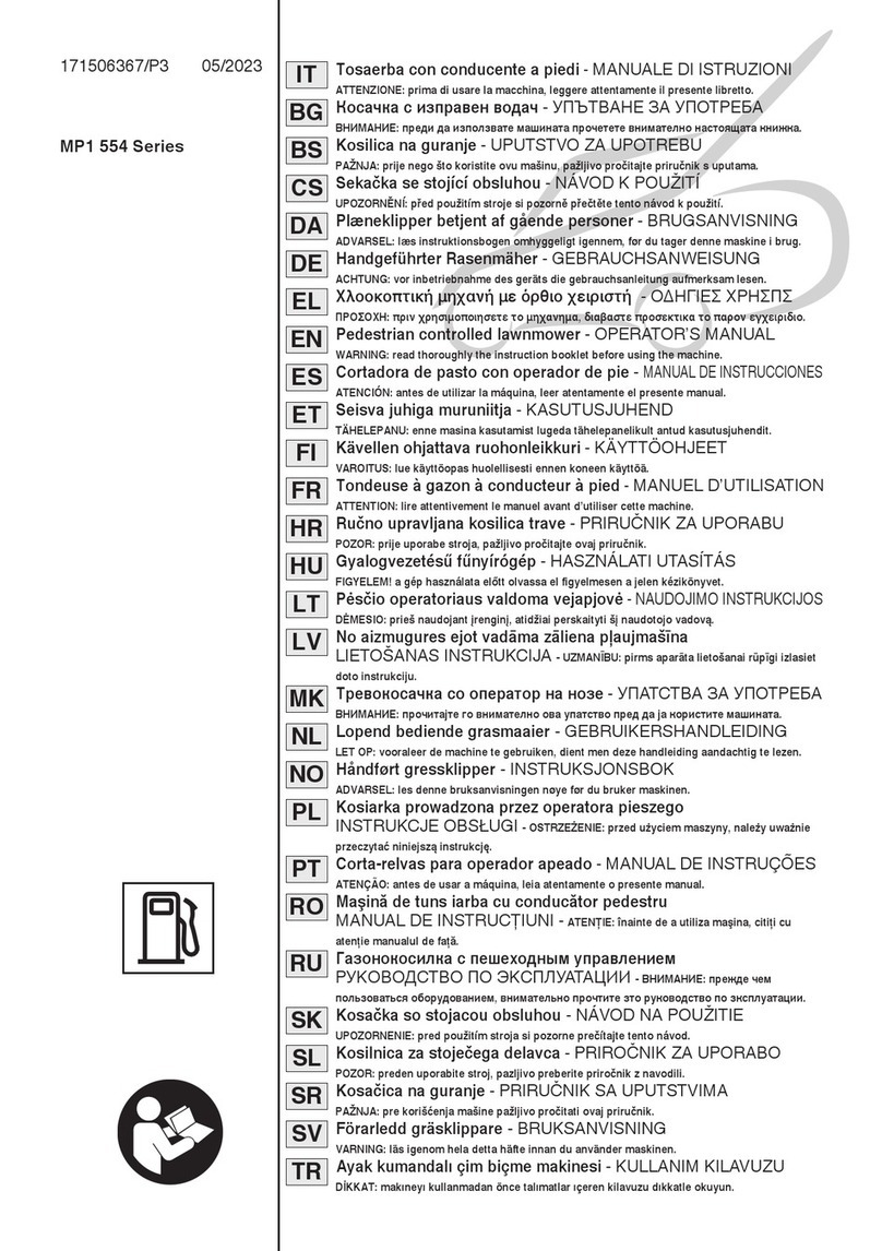 Stiga MP1 554 Series User manual