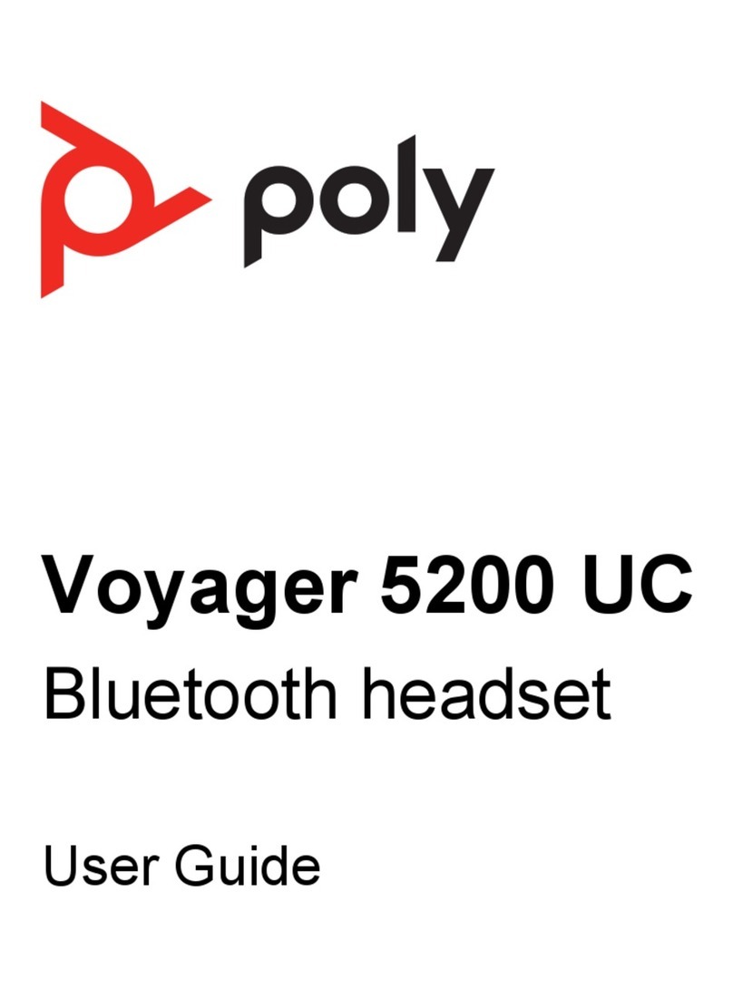 Plantronics Voyager 5200 UC User manual