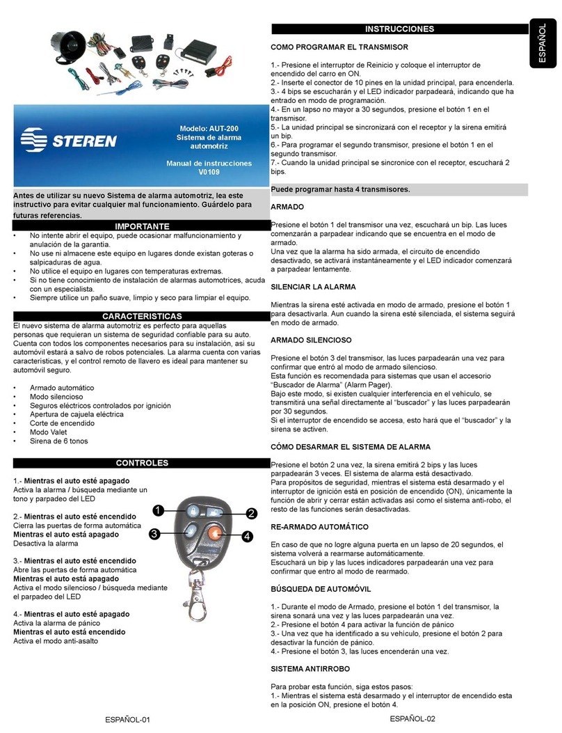 Steren AUT-200 user manual