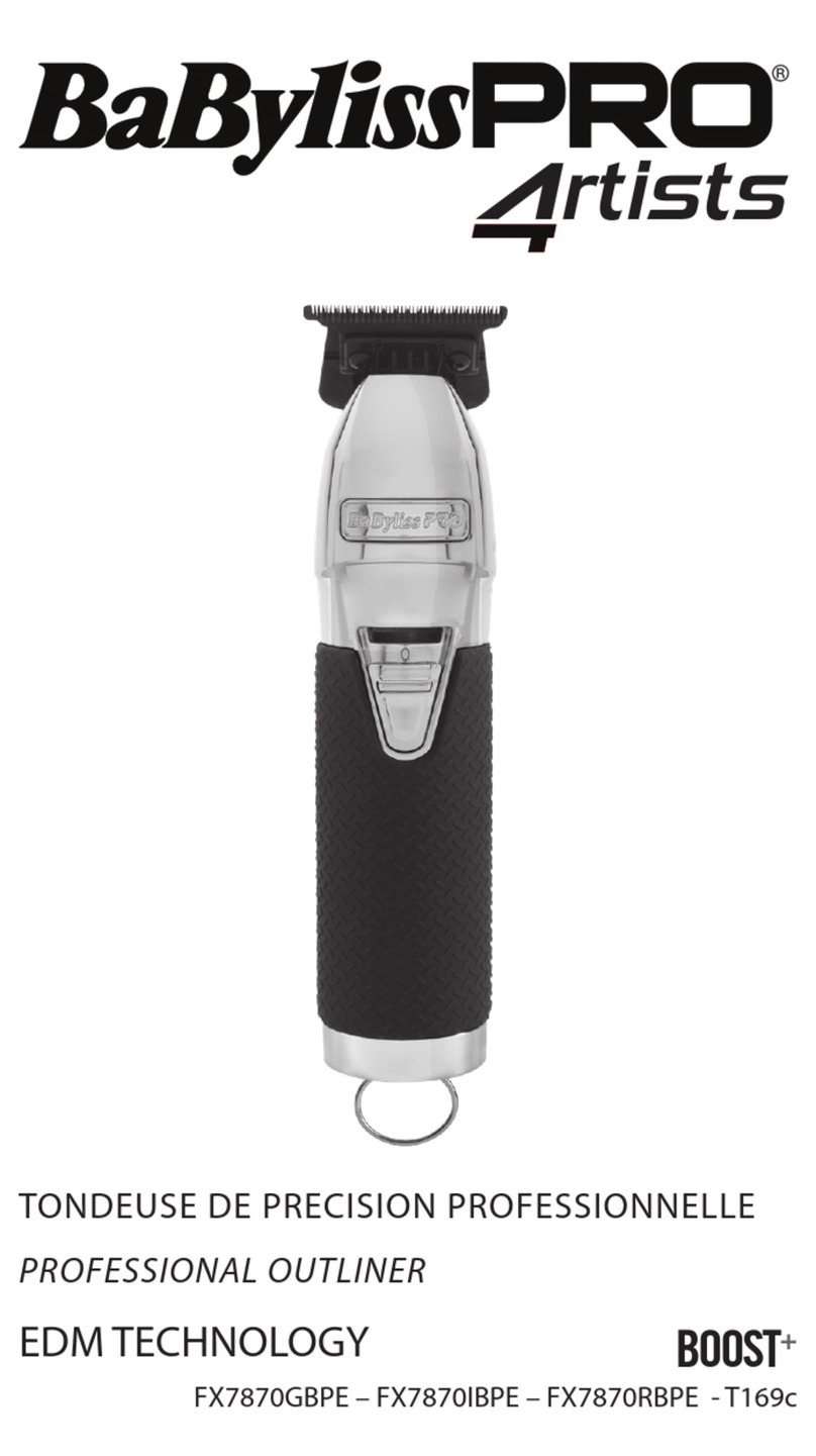 BaByliss PRO 4rtists BOOST+ FX7870GBPE manual BaByliss PRO 4rtists BOOST+ FX7870GBPE manual