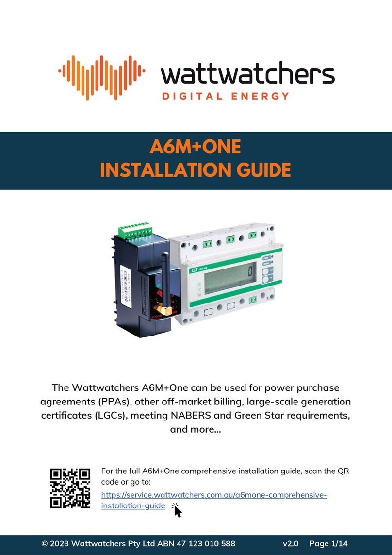 wattwatchers A6M+One installation guide