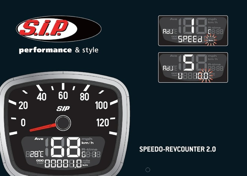 Sipura performance & style SPEEDO-REVCOUNTER 2.0 User manual