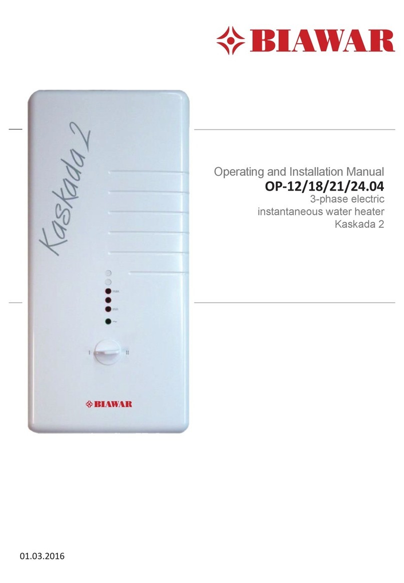 biawar Kaskada 2 OPERATING AND INSTALLATION Manual