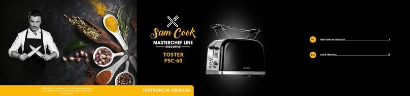 Sam Cook MASTERCHEF PSC-60 user manual