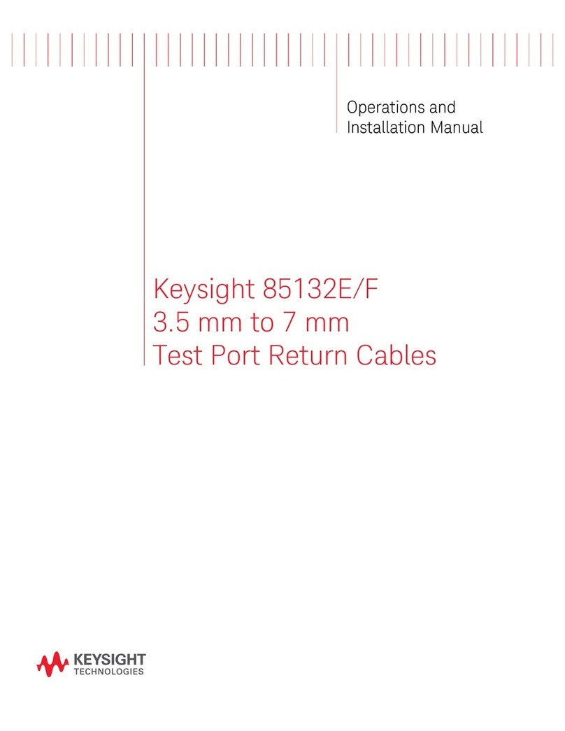 Keysight 85132E Operation and installation manual