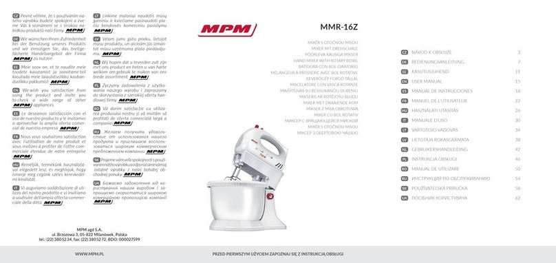 MPM MMR-16Z User manual