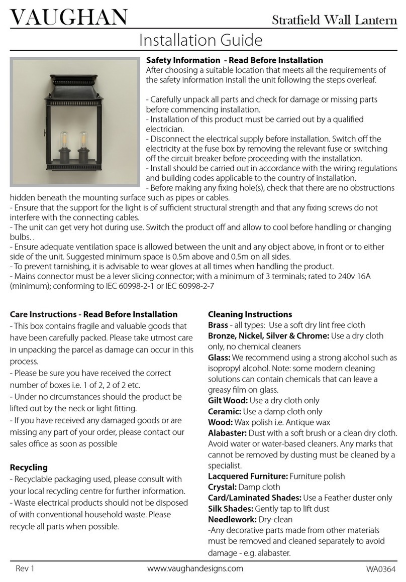Vaughan Stratfield User manual