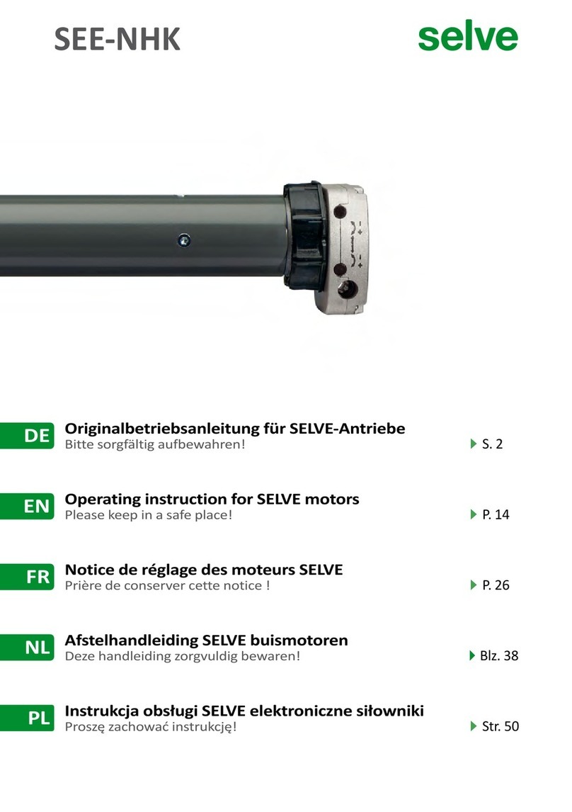 Selve SEE-NHK User manual Selve SEE-NHK User manual